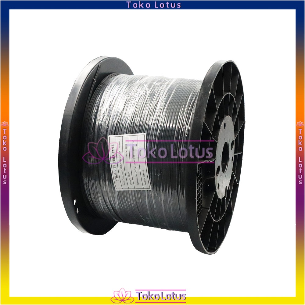 [𝕿𝖊𝖗𝕭𝖆𝖗𝖚 𝕿𝖊𝖗𝕸𝖚𝖗𝖆𝖍] Kabel  Fiber Optik 1000m FTTH Dropcore 1 Core 1000 Meter Kabel Fiber Optik 1000m FTTH