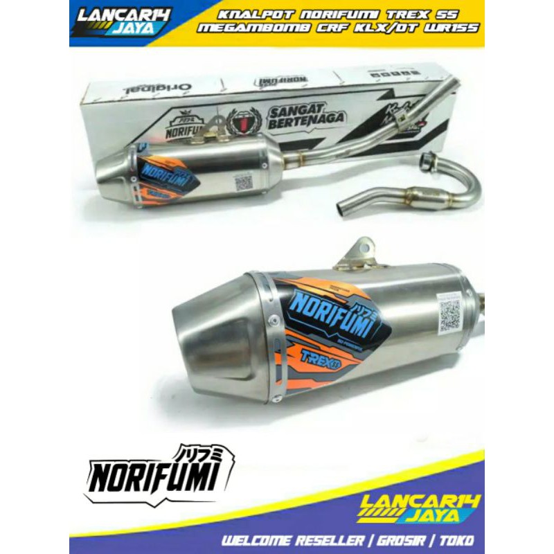 KNALPOT NORIFUMI TREX SS MEGABOMB CRF KLX/DT WR155