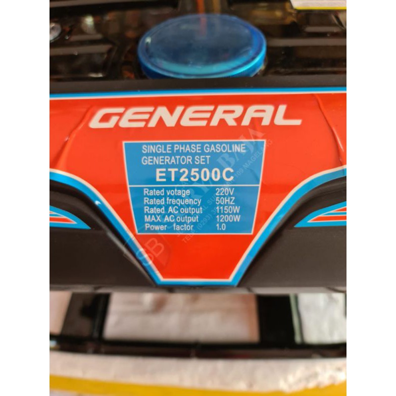 Jual General Et 2500 C Genset 1000 Watt 4 Tak Indonesia Shopee Indonesia