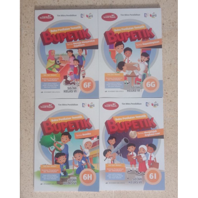 BUKU PENILAIAN TEMATIK BUPETIK SD KELAS 6F.6G.6H.6I.SEMESTER 2 KURIKULUM.2013.REVISI