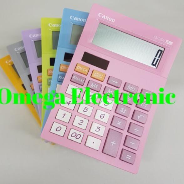 

Terbaik!<fto-853 Canon AS-120V Calculator Desktop Kalkulator Meja Kantor Stylish Warna Warni Color