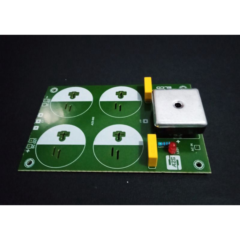 PCB PSU 4 elco plus komponen