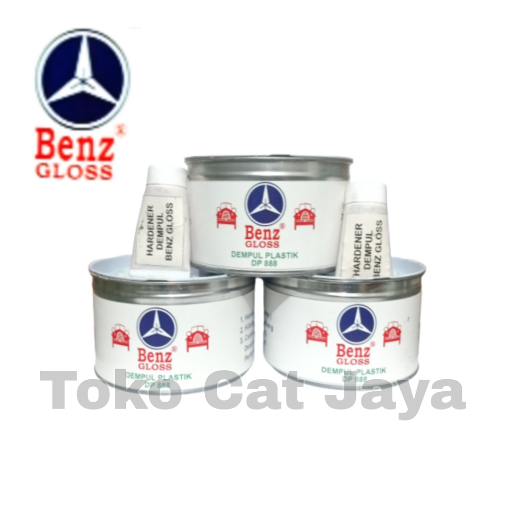 DEMPUL BENZ GLOSS 1KG / Dempul Plastik 2 komponen mobil motor