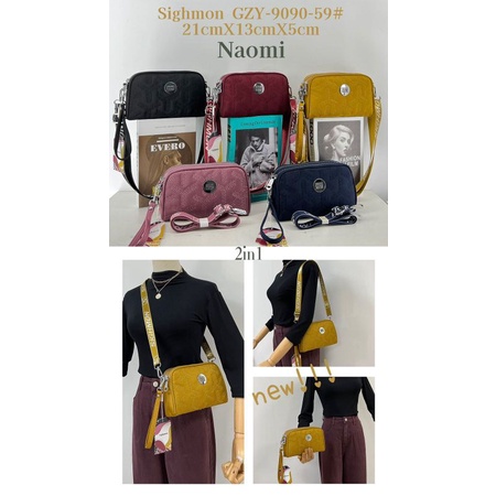 TAS SELEMPANG MINI SIGHMON WANITA 9090 "NAOMI"