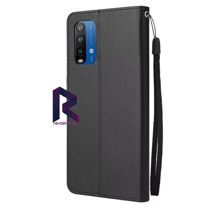 CASING XIAOMI POCO M3 FLIP WALLET LEATHER KULIT PREMIUM SARUNG BUKA TUTUP FLIP CASE XIAOMI POCOPHONE POCO M3