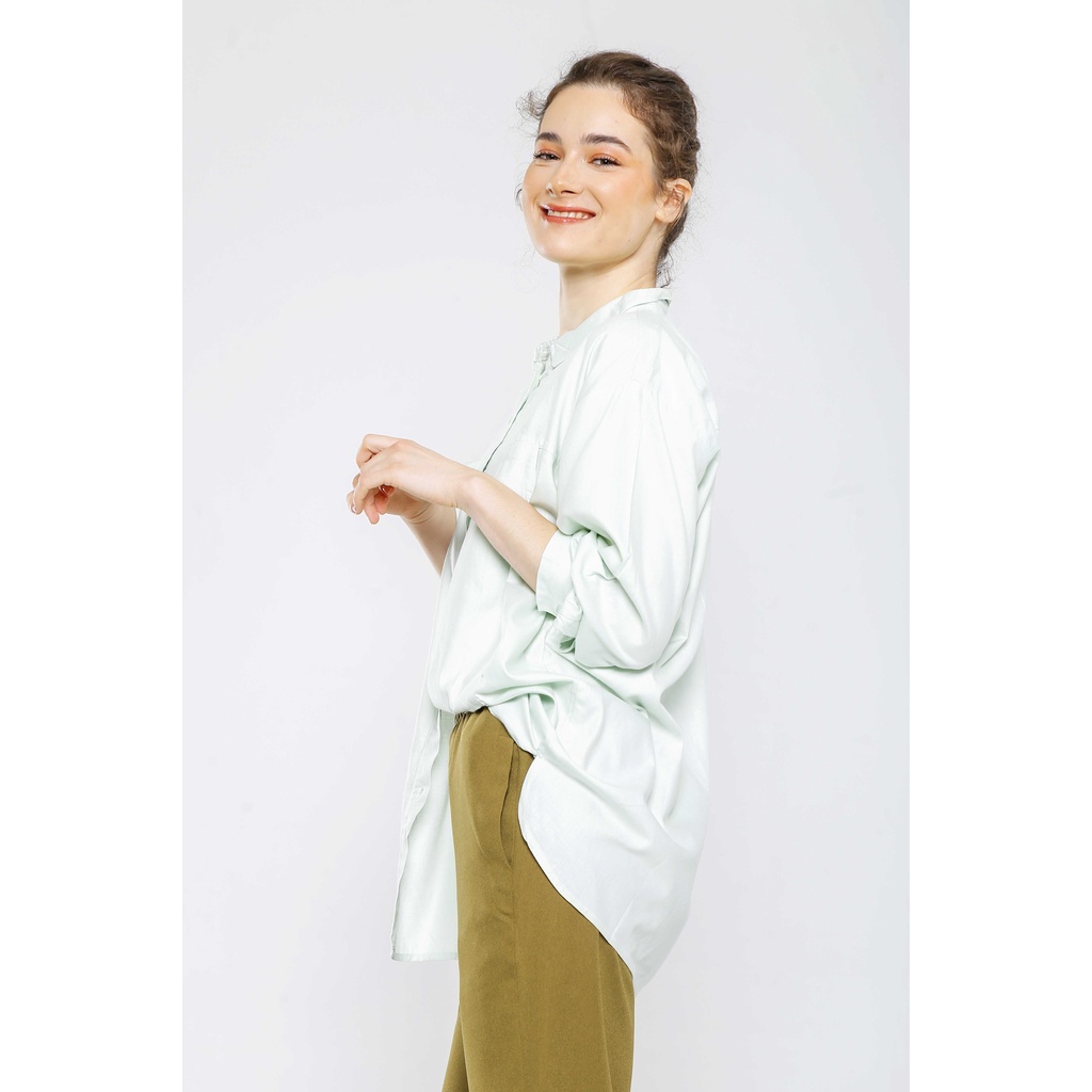 Gaudi Atasan Kemeja Wanita Torvi Oversized Shirt-5