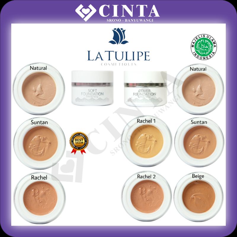 La Tulipe Cover Foundation & LaTulipe Soft Foundation