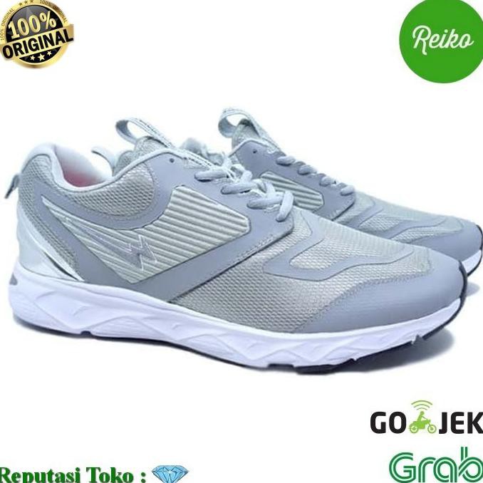 IBARUl Sepatu Olahraga Eagle ETERNAL Sepatu Sneakers Casual Running Lari Pria - Black, 38 ICLl