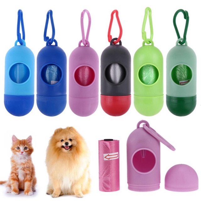 EXOTICGOODS POOP BAG DISPENSER PLASTIK KOTORAN HEWAN PET GARBAGE PLASTIK PUP HEWAN REFILL PLASTIK POOP HEWAN