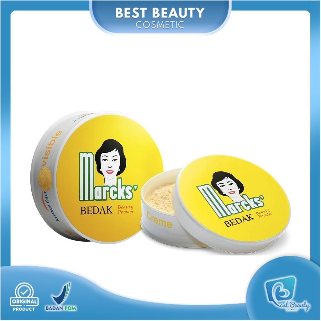 ★ BB ★  Marcks Bedak Classic 40gr - Marcks Bedak Tabur - Loose Powder