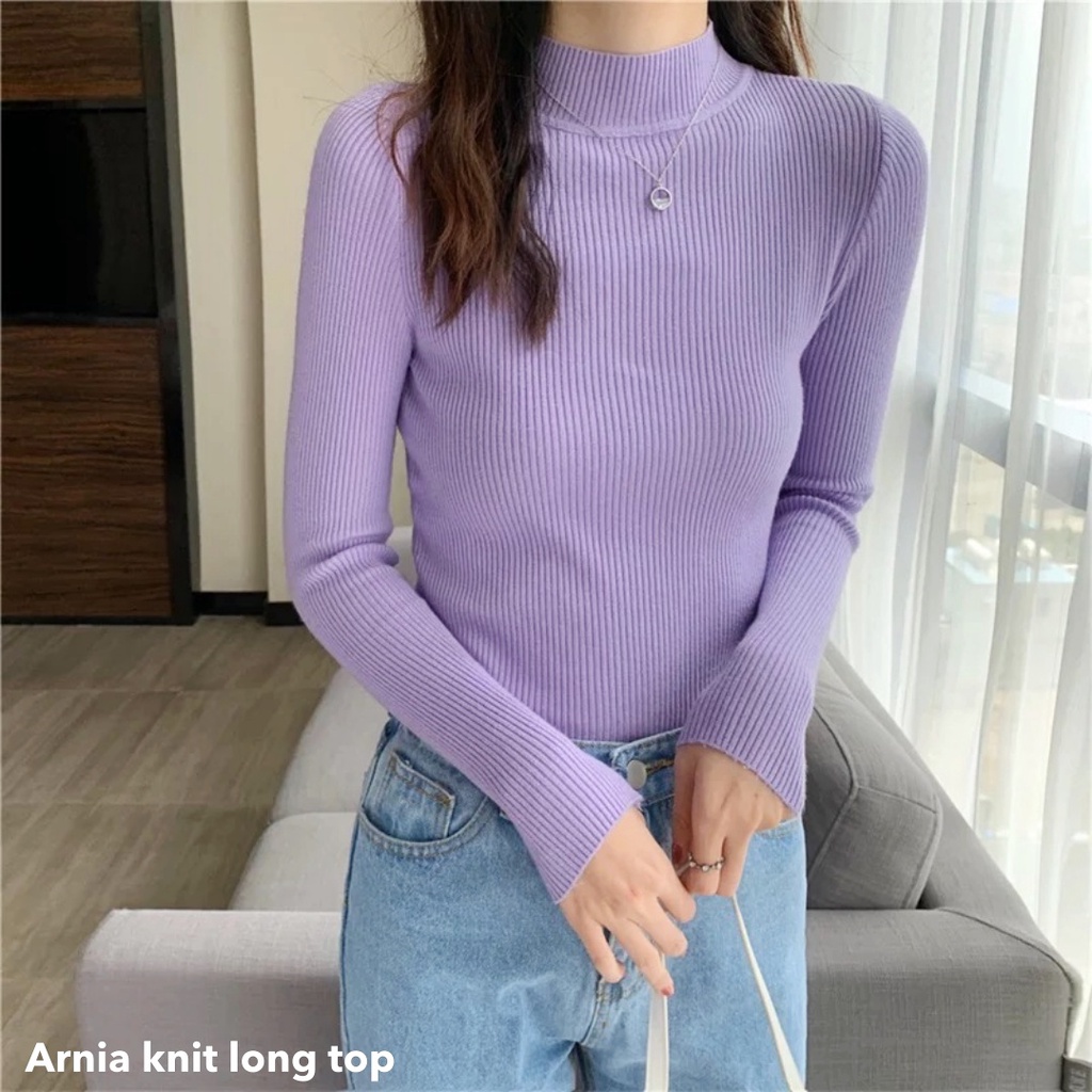 Arnia knit long top - Thejanclothes