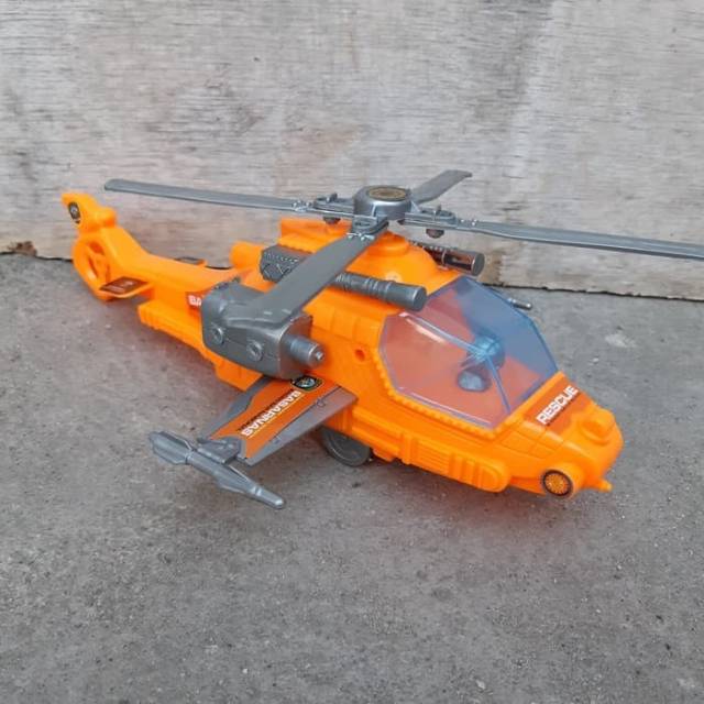 Mainan Helicopter Basarnas Edukasi - Helikopter Rescue Anak Edukatif