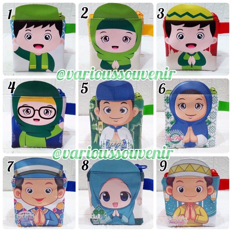 Dompet Lebaran Amplop Idul Fitri 3D Masjid Islami Bulan Ramadhan Eid Mubarak Amplop Fitrah THR Murah