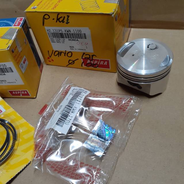 Piston kit vario 125 oversize 100 aspira