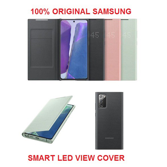 Flip cover Note 20 Original100% SAMSUNG Smart LED View Cover Galaxy Note 20 Original