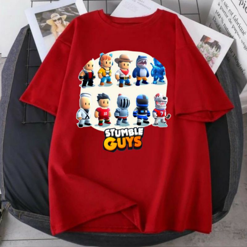 baju kaos anak stumble guys bahan premium