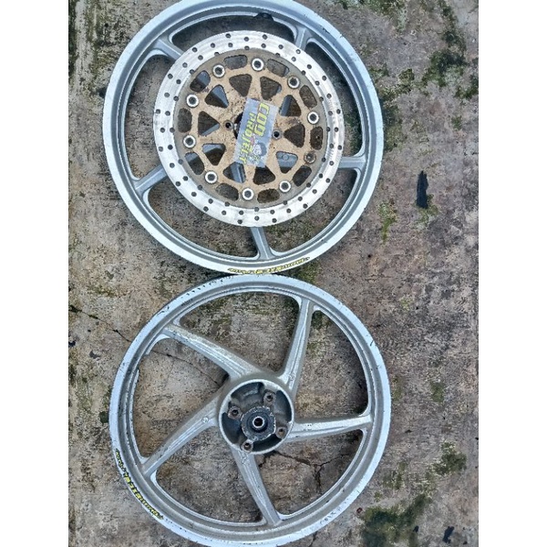 VELG racing enkei SUPRA X 125 DD FI / BLADE (PNP honda sonic 125/ 150)