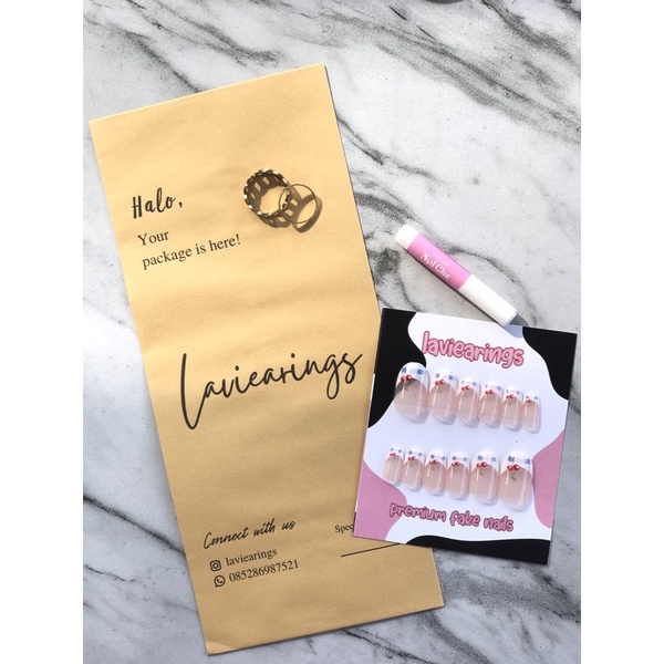 KUKU PALSU FAKE NAILS MURAH MEDAN