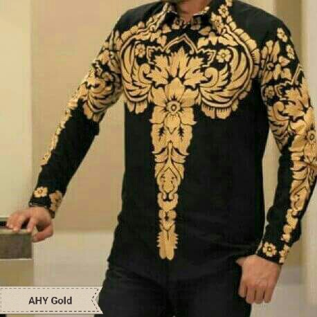 AHY GOLD Kemeja Batik Lengan Panjang Dillan FULL FURING