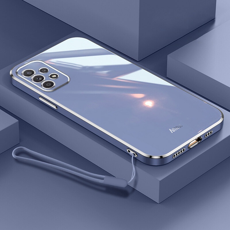 Case Bahan Silikon Dengan lanyard Untuk Samsung Galaxy A32 A52 A52S A72 4G 5G