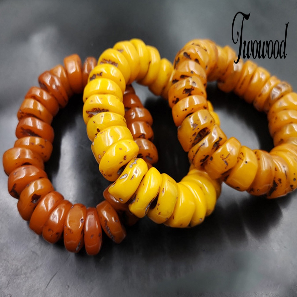 Gelang Manik-Manik Abacus Amber Beeswax Untuk Aksesoris Perhiasan