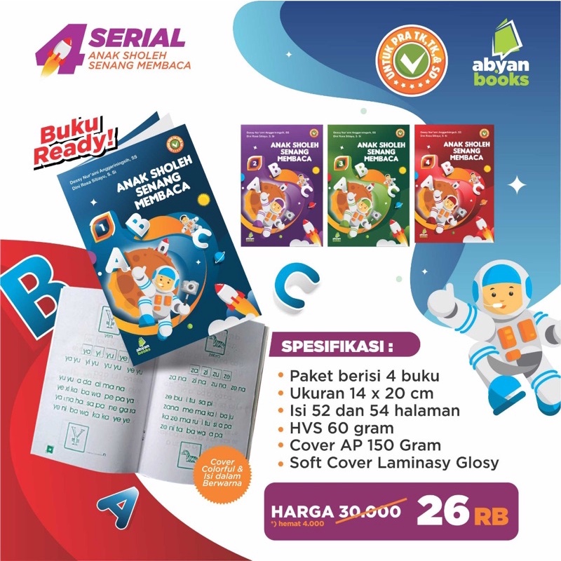 

Buku Serial Anak Sholeh Senang Membaca