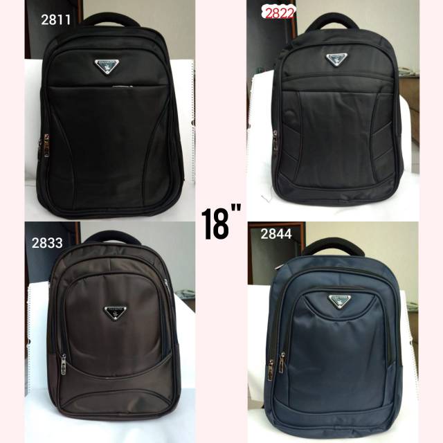 Tas Ransel Tas Kerja Laptop Backpack Polo Super 18 inch
