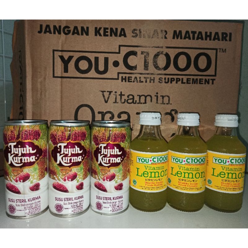 

PAKET Susu Steril Tujuh Kurma + You C 1000 Kaca / UC1000 / YouC1000
