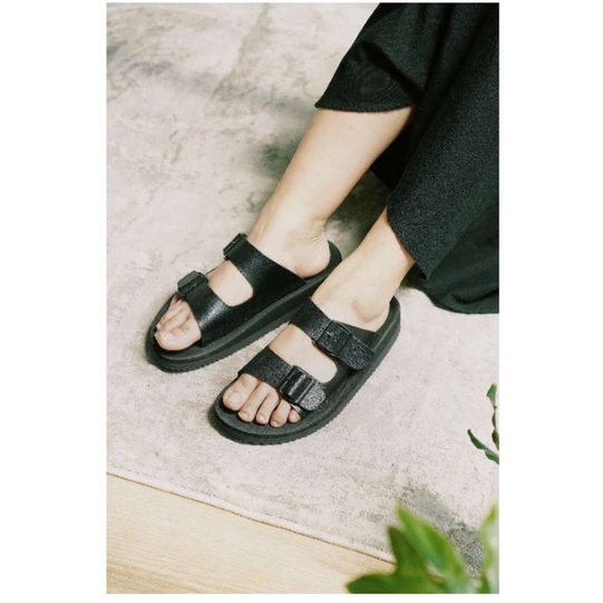 Polka Sandals/ Austin Black / Sandals / Sendal Slide