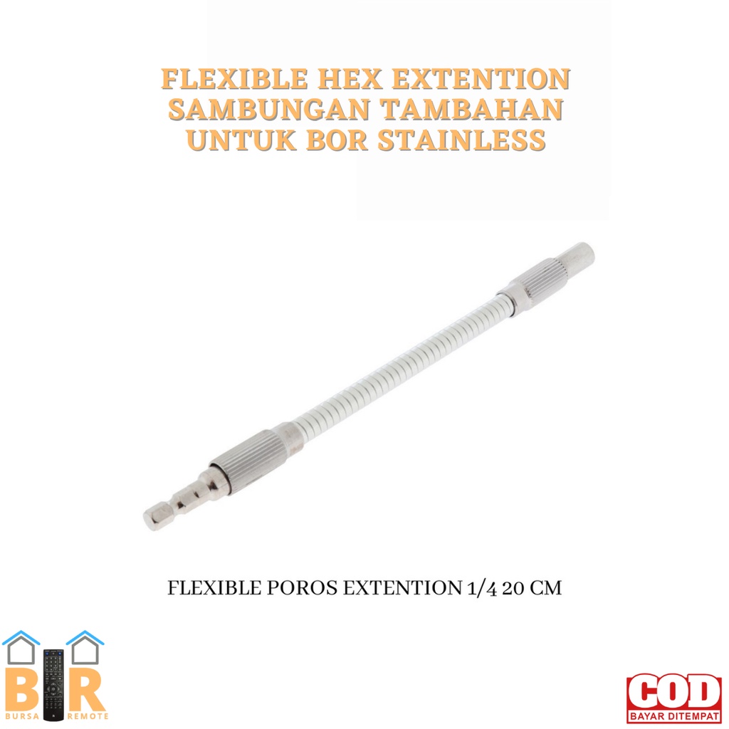 Flexible Hex Extention Sambungan Tambahan untuk BOR STAINLESS