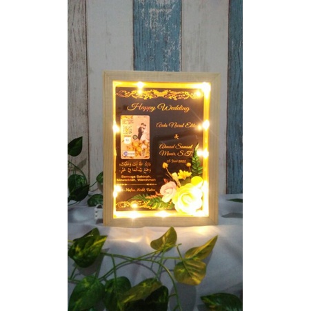 Kado Pernikahan / Wedding Gift 3D Frame