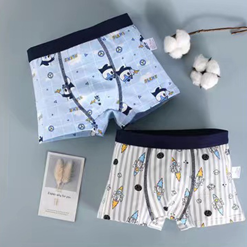 Celana Dalam Anak Laki-Laki Model Boxer Full Motif Murah - CD Boxer Anak Import