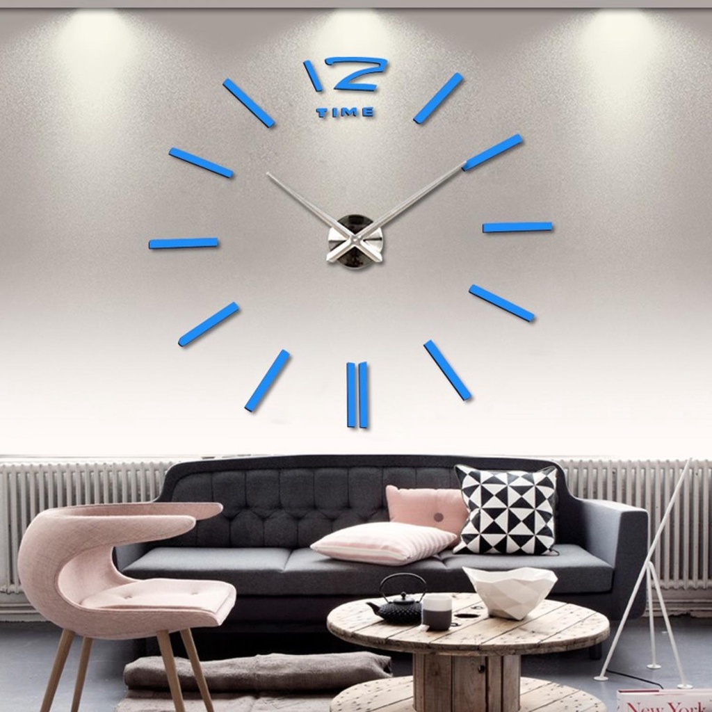 Jam Dinding Besar DIY Giant Wall Clock Quartz Creative Design DIY-103