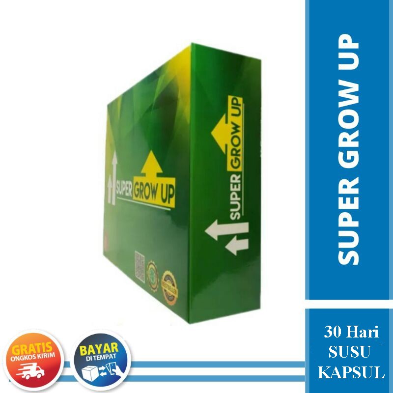

Susu Kapsul Untuk Peninggi Badan Super Grow Up SGU Aman Dan Halal paket 30 hari by Mask.Ind