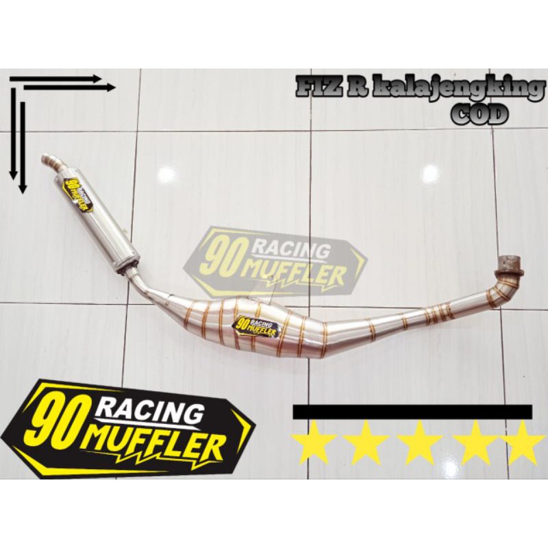 knalpot racing yamaha f1zr kalajengking setenlis garing kemrincing