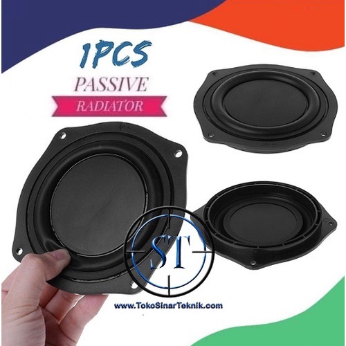 Bass Passive Radiator 4&quot; Speaker Brushed Alumunium Membrane 4 Inch Penambah Suara Bass Pasif 4 Inch 4 Inci 4inch Membran Tabung Spiker Subwoofer Sub