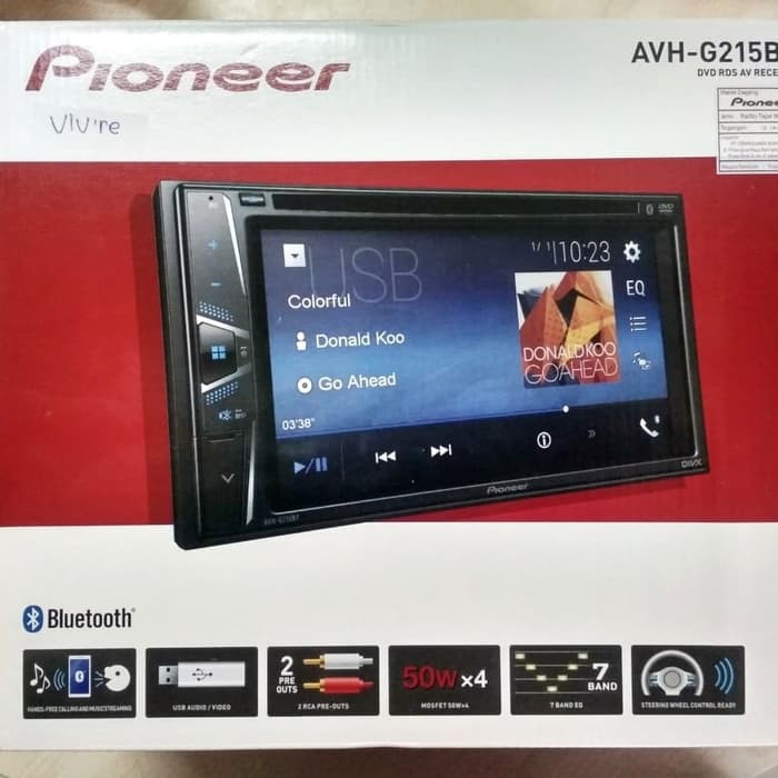 Pioneer G215bt DVD DoubleDin Dvd