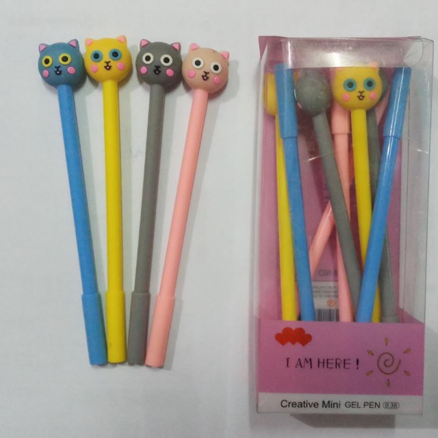 

12pcs Bolpen gel karakter