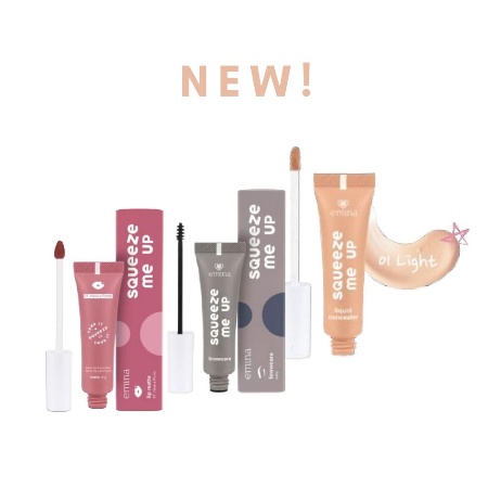 ⭐ BAGUS ⭐ EMINA SQUEEZE ME UP SERIES | Concealer Lip Matte Lip Glass Browcara