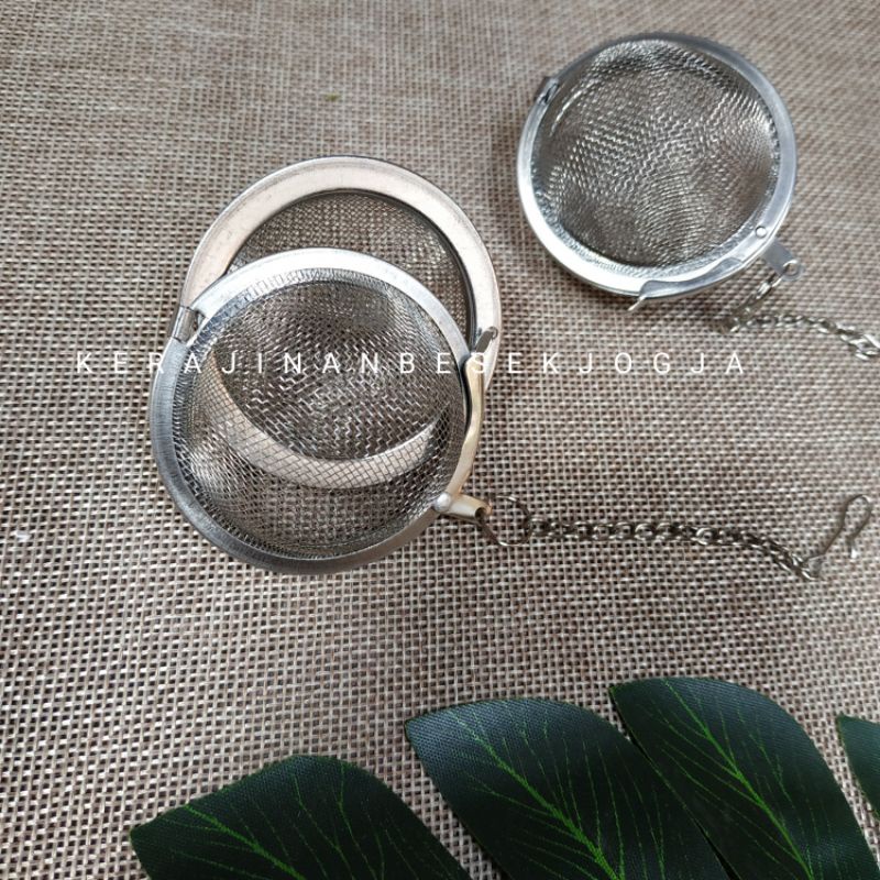 SARINGAN TEH BULAT M saringan teh stainless saringan modern teh celup saringan teh tubruk