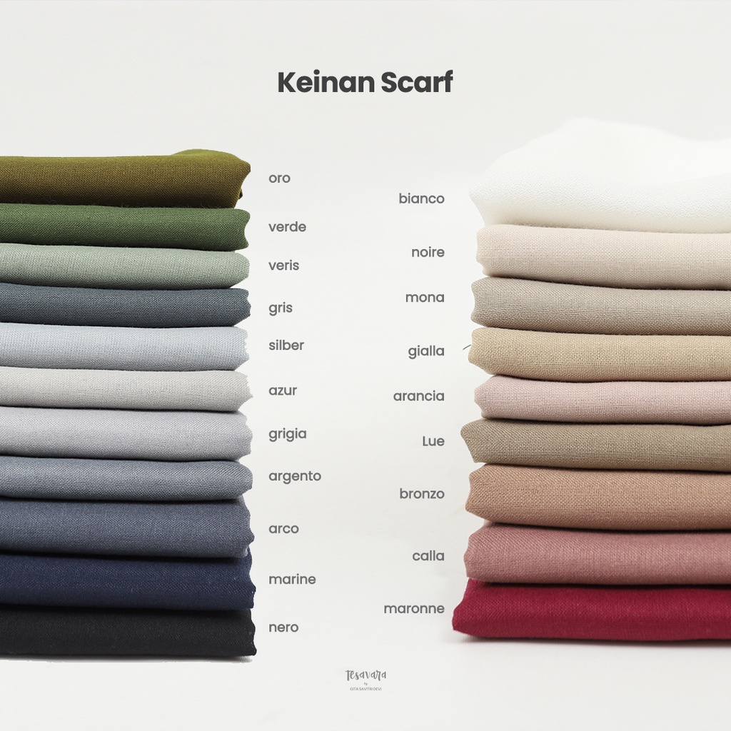 Minor Defect | Tesavara | Keinan Scarf | Hijab Segiempat Paris Ultrafine