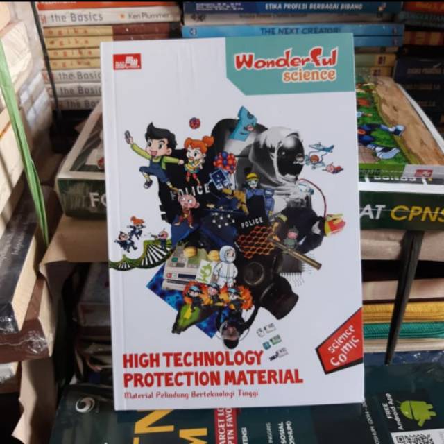 Buku Science Comic Wonderful Science. High Technology Protection Material