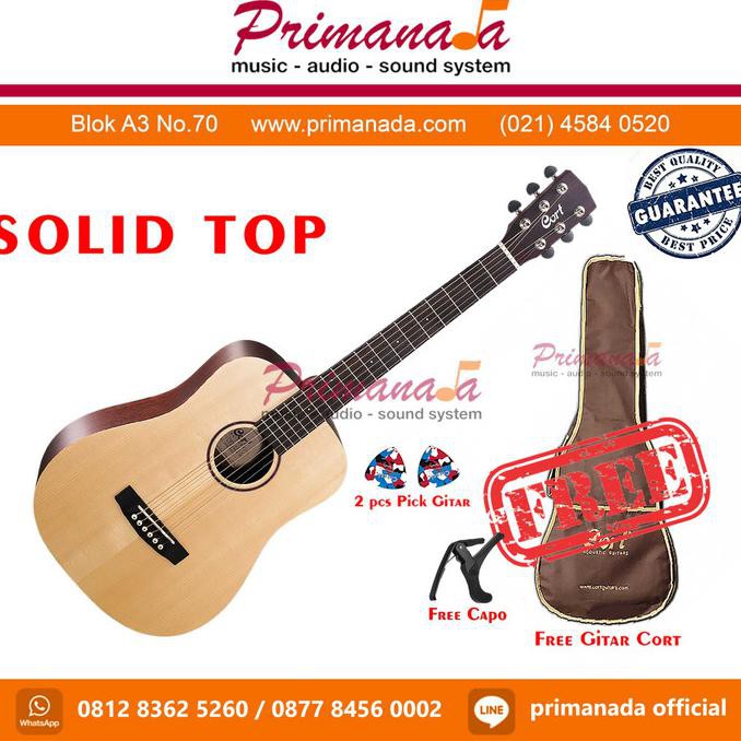 Gitar Akustik Cort Earth Mini F Adirondack Original Guitar Acoustic