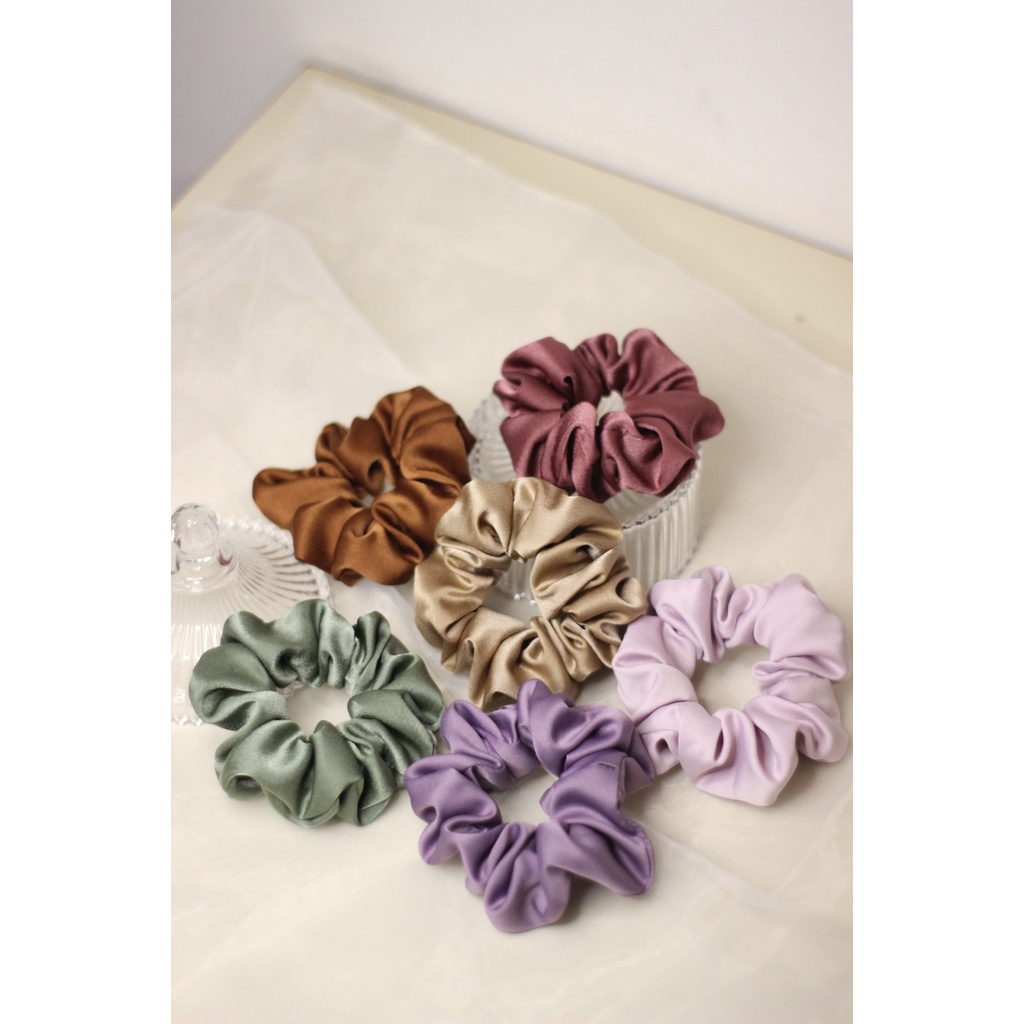 MIMOSA - Satin Scrunchies (4)