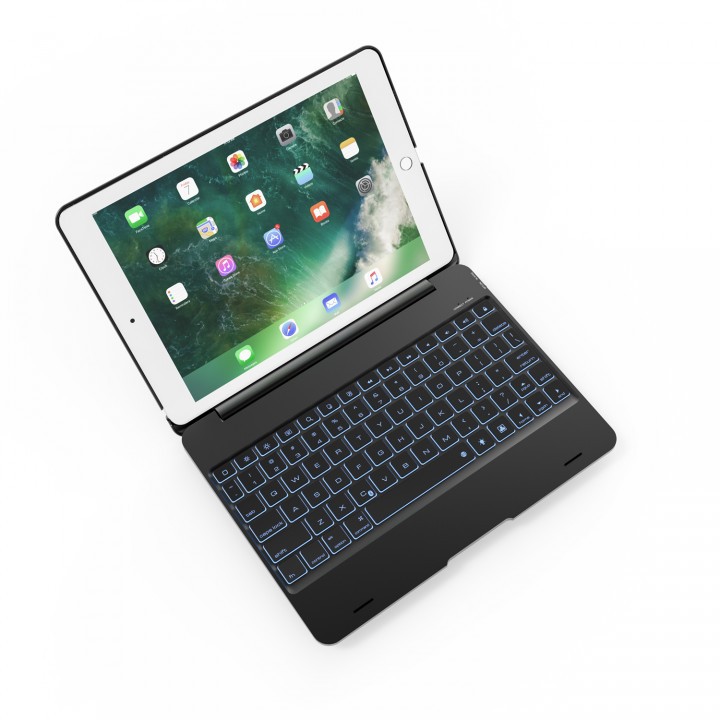 BLUEFINGER F19A - Bluetooth Keyboard Case Non Touchpad iPad 2017-18