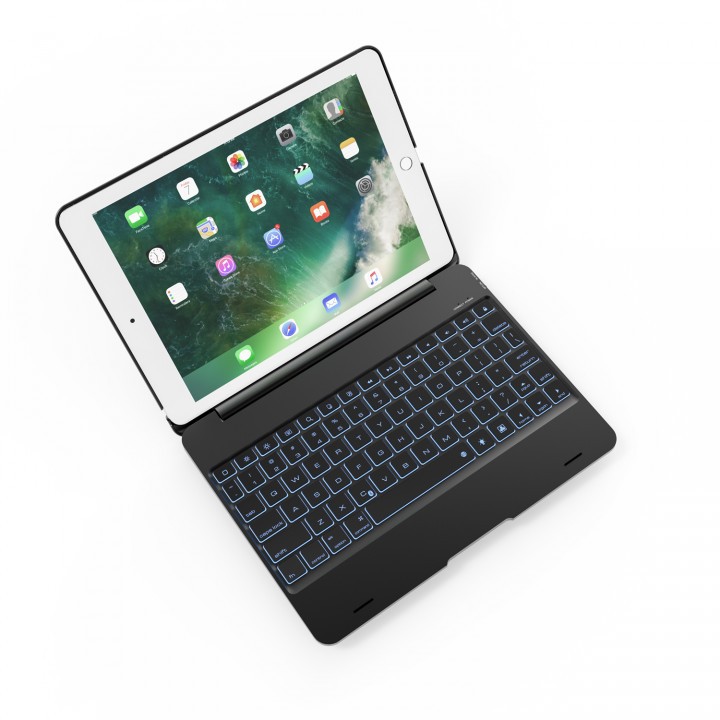 600 BLUEFINGER F19A - Bluetooth Keyboard Case Non Touchpad iPad 2017-18