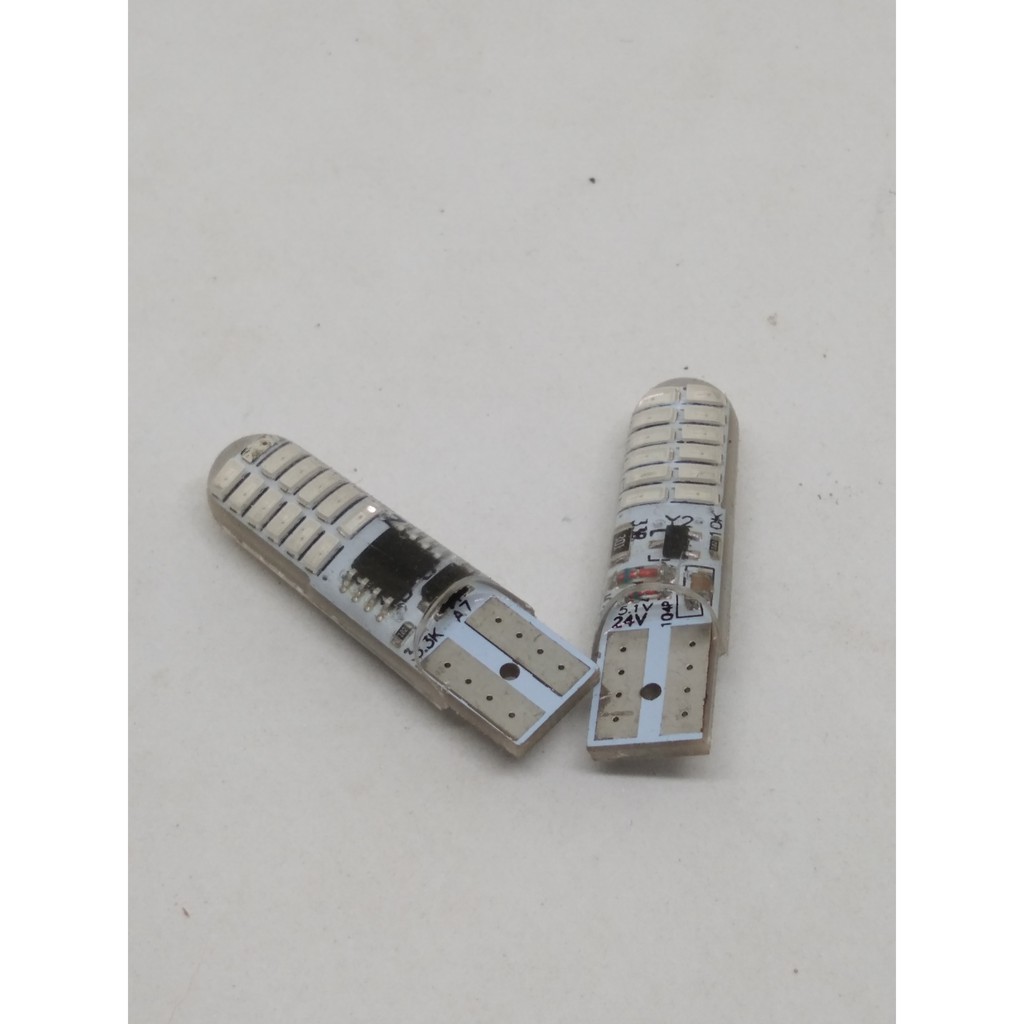 Lampu senja/ lampu kota Led t10 24 Led 12/24v kedip