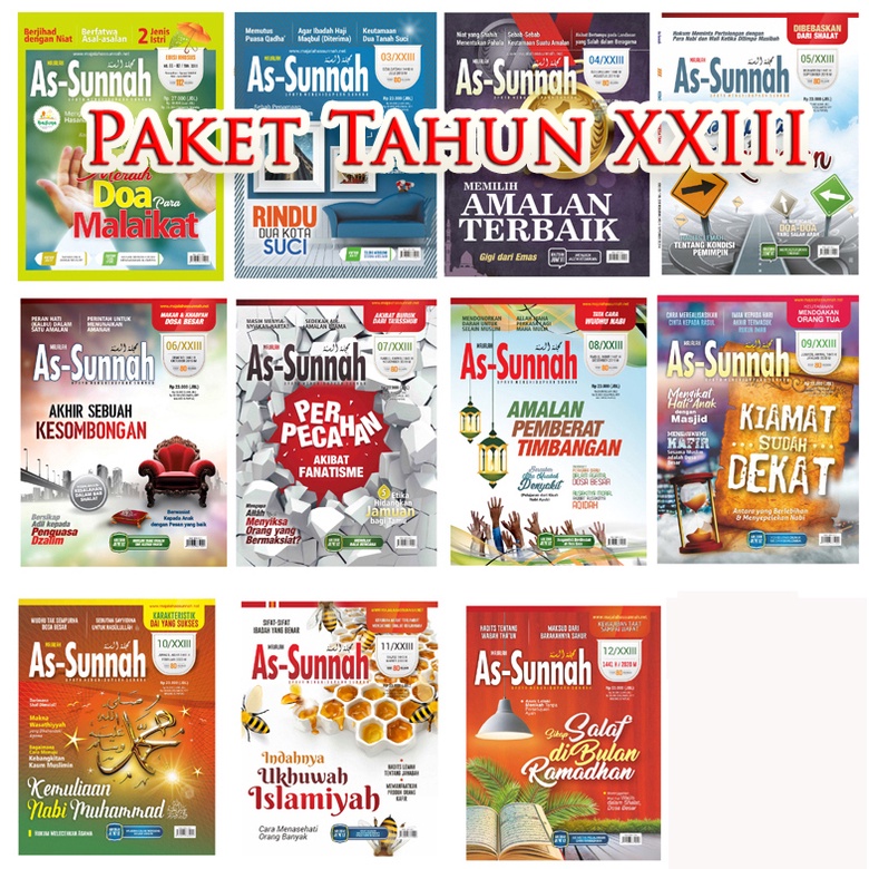 Paket Majalah As-Sunnah Tahun Ke-23