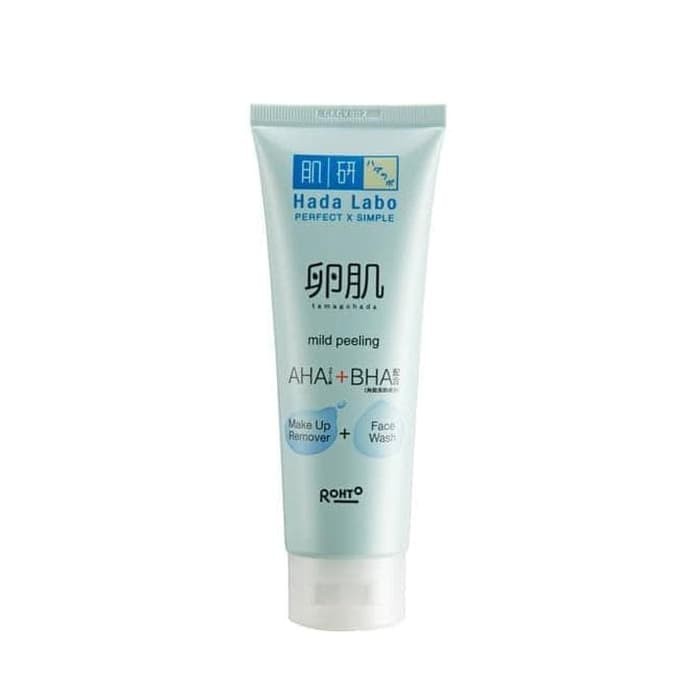 hada labo tamagohada facial wash make up remover 100gr BPOM