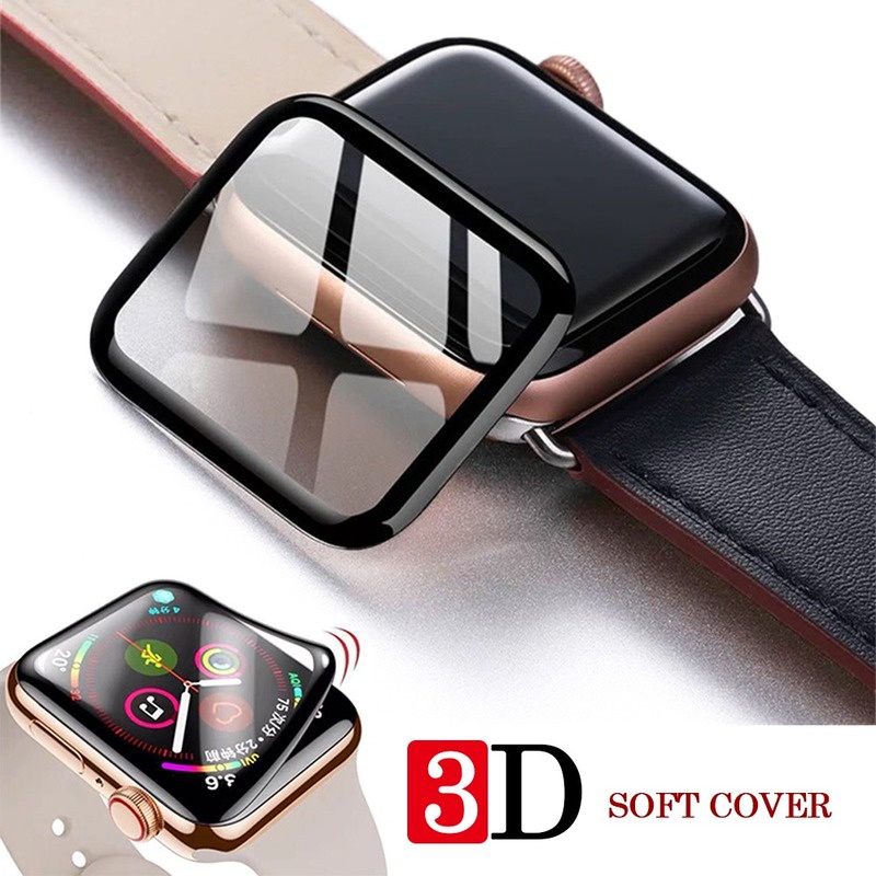 cakupan penuh 3D melengkung lembut film pelindung layar kompatibel untuk Apple Watch 45mm 41mm 44mm 40mm 42mm 38mm Seri 8/7/SE/6/5/4/3/2/1